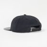 boné 6 panel duo black