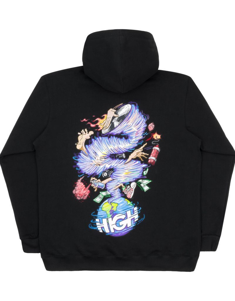 hoodie tornado black high company