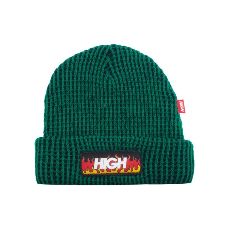 beanie glitch green high company