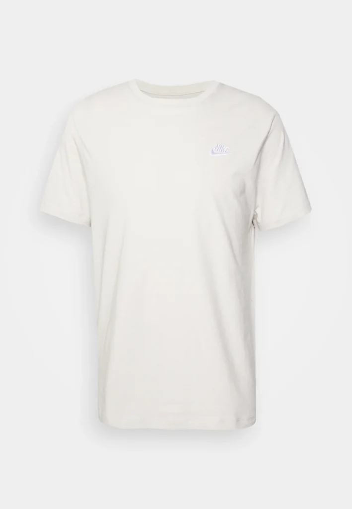 camiseta nike club light bone