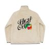 fleece jacket cherry high company cream
