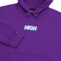 hoodie logo high company purple