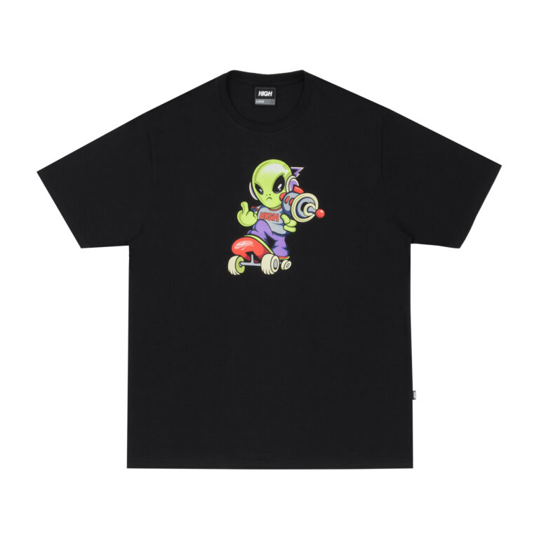 camiseta alien high company black