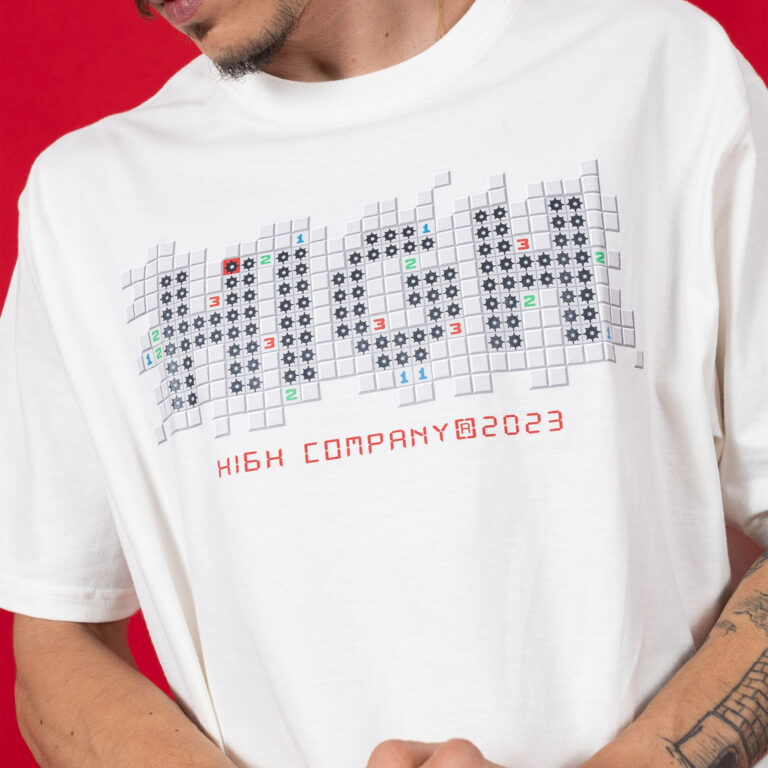camiseta minesweeper high company white camiseta minesweeper high company white