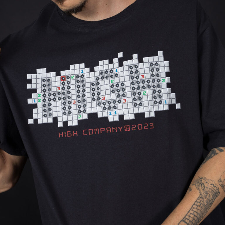 camiseta minesweeper high company black camiseta minesweeper high company black