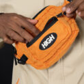 runner waist bag high company orange