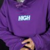 hoodie logo high company purple