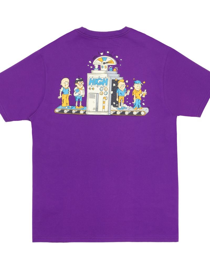 camiseta factory purple high company