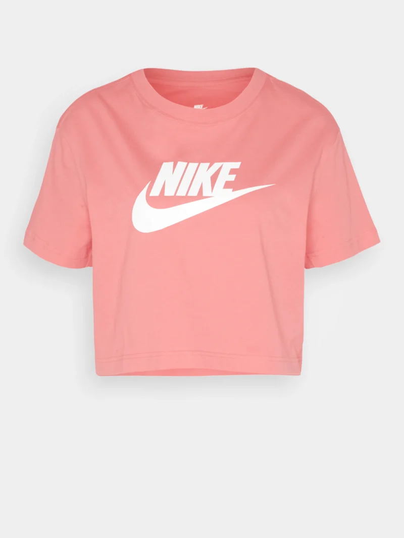 cropped nike logo rosa