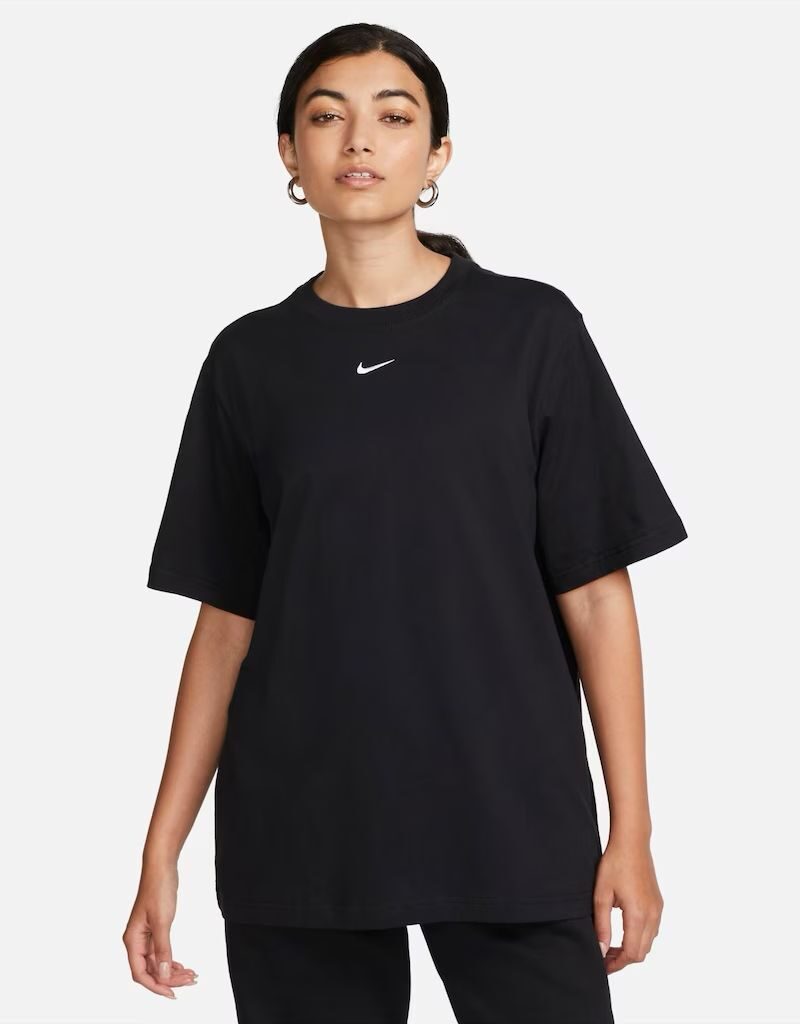 camiseta nike essentials black unissex