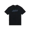 camiseta cursive disturb black