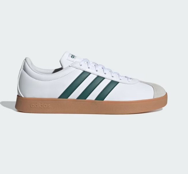 adidas vl court white / green