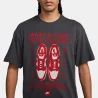 camiseta nike dunk grey/red