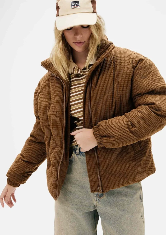 jaqueta bomber em cotelê