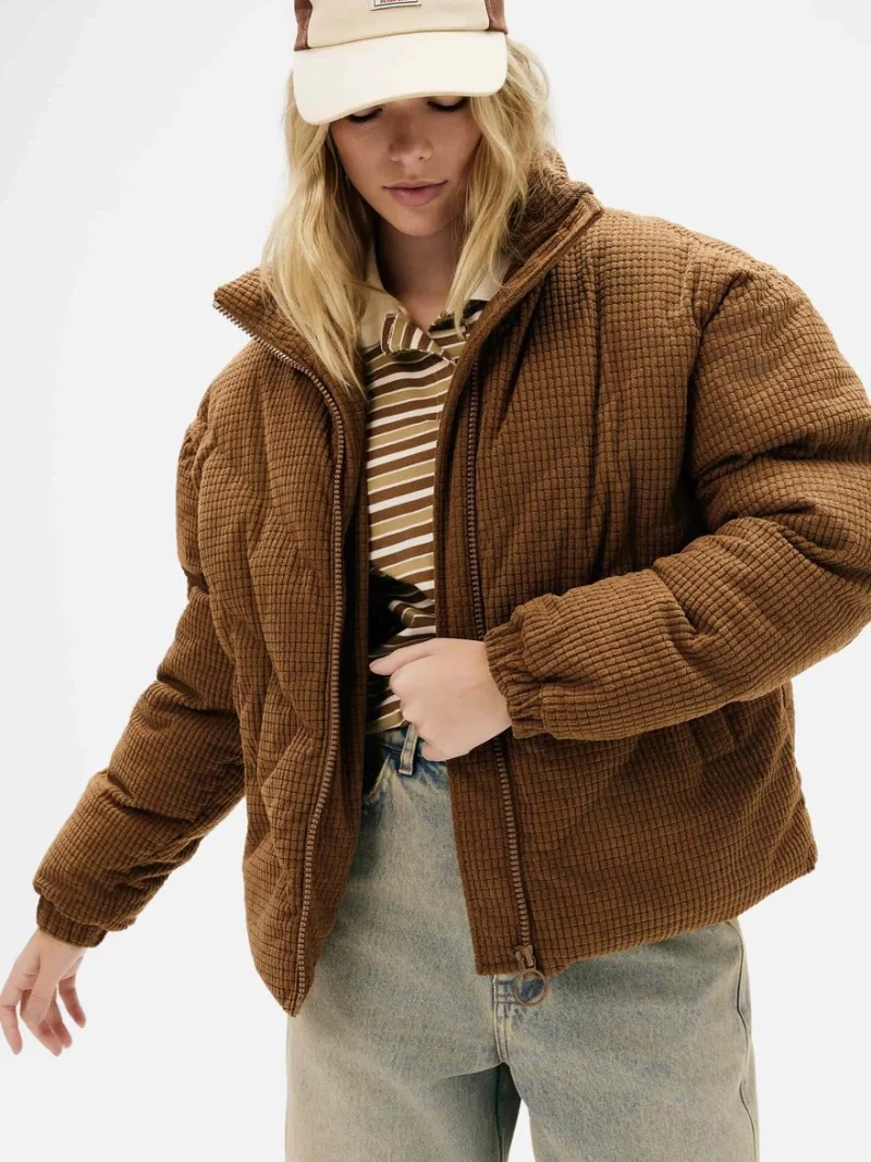 jaqueta bomber em cotelê