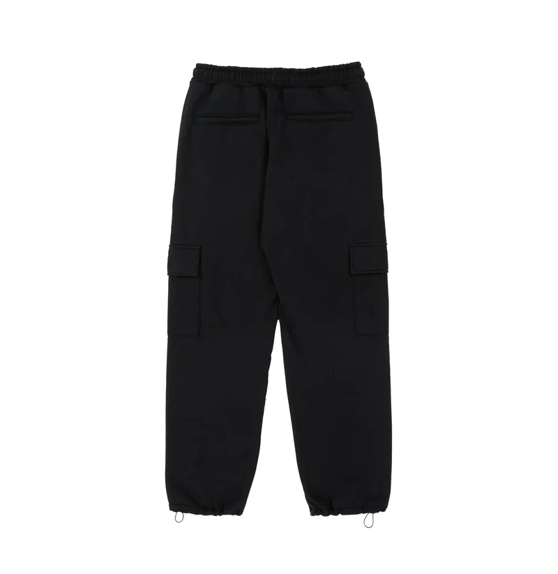 calça cargo fleece pants black disturb