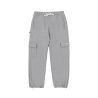 calça cargo fleece pants gray disturb