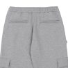 calça cargo fleece pants gray disturb