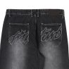 calça faded denim black disturb