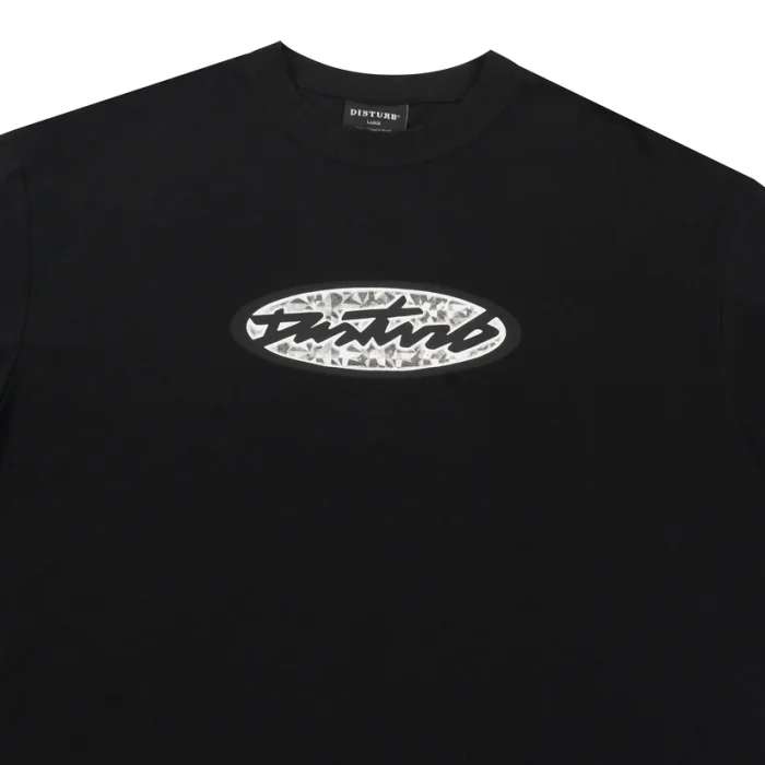 camiseta holographic black disturb camiseta holographic black disturb