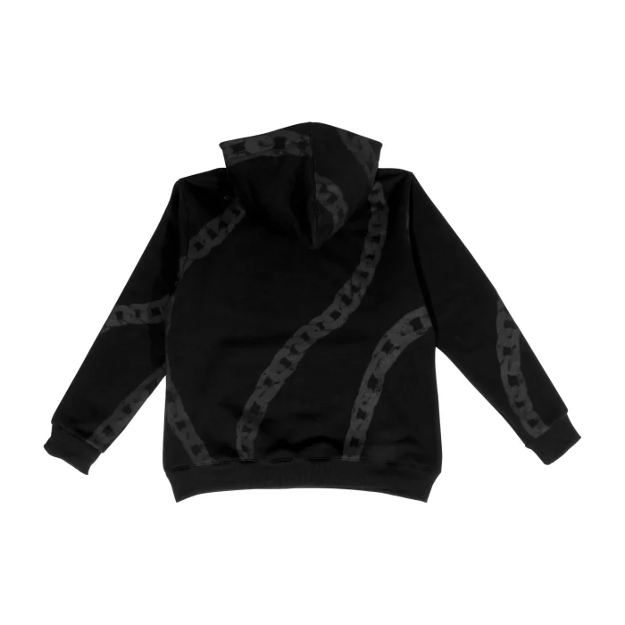 hoodie chain black back hoodie chain black back