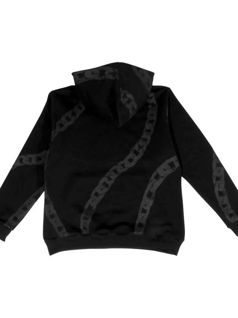 hoodie chain black back