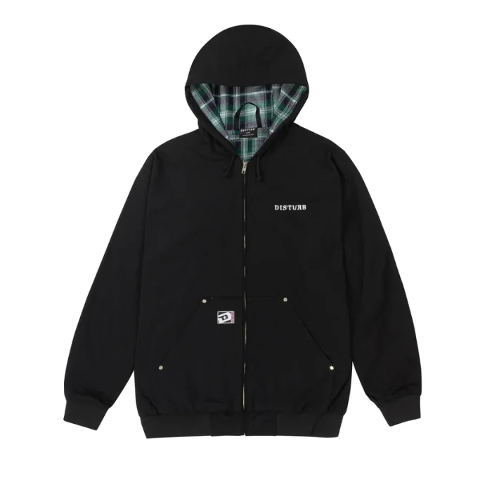 jaqueta sarja inner plaid black disturb