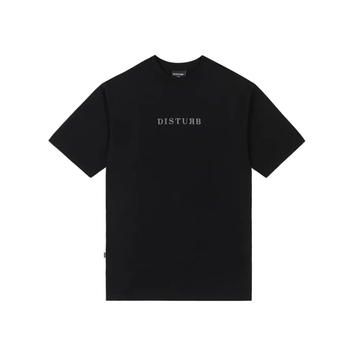 camiseta logo black disturb