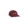 boné logo washed 6 panel burgundy disturb