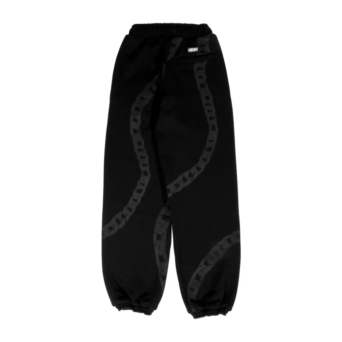 calça de moletom chain black high company calça de moletom chain black high company