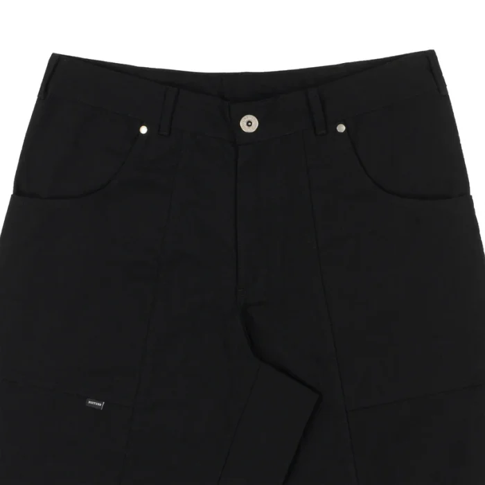 wide twill short black disturb wide twill short black disturb