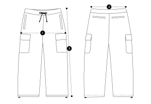 calça cargo fleece pants gray disturb