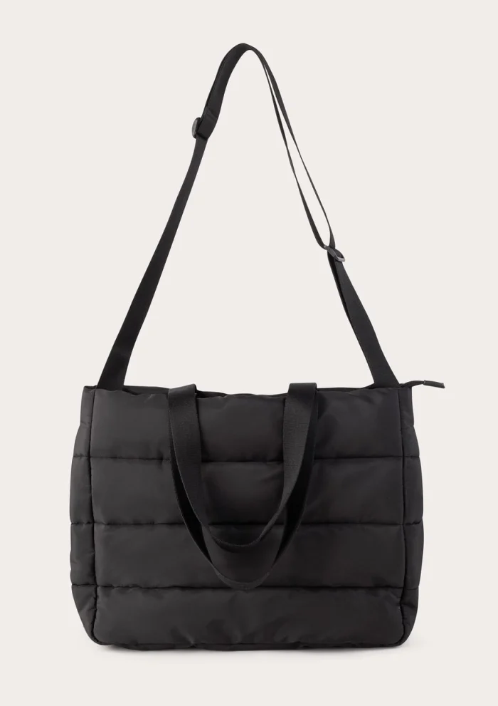 totebag puffer black