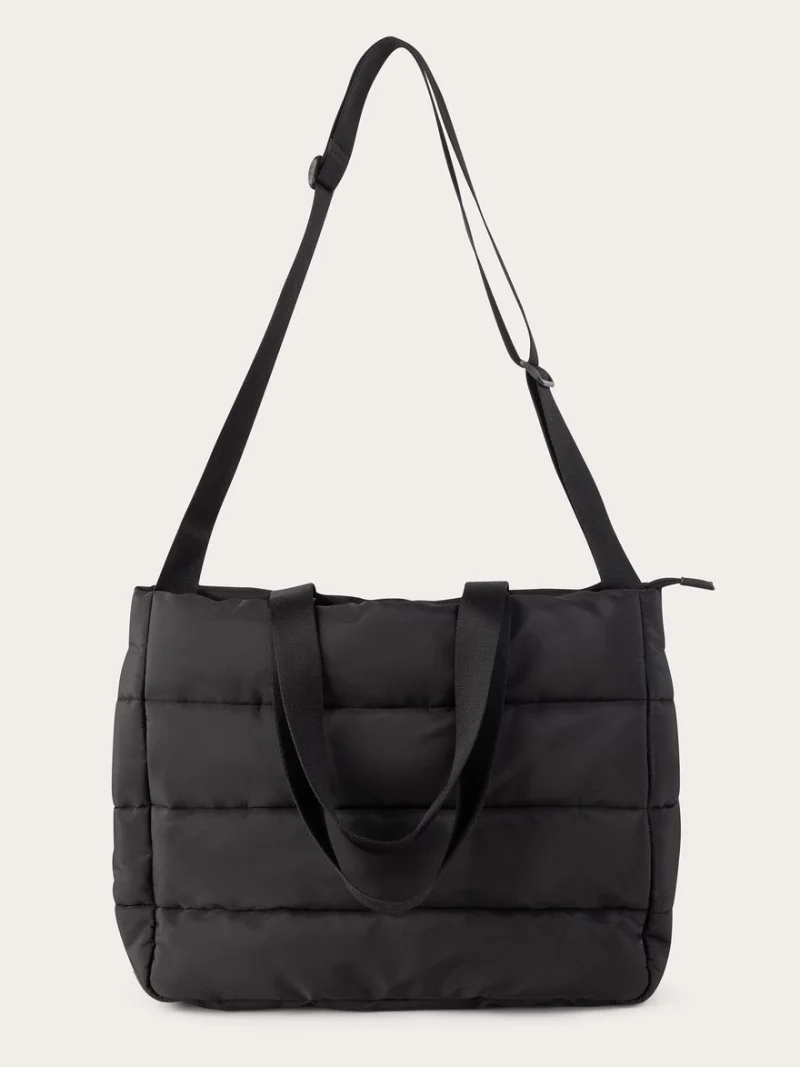 totebag puffer black