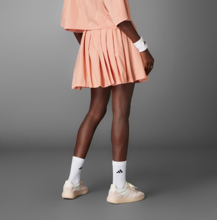 saia plissada rosê blush adidas saia plissada rosê blush adidas