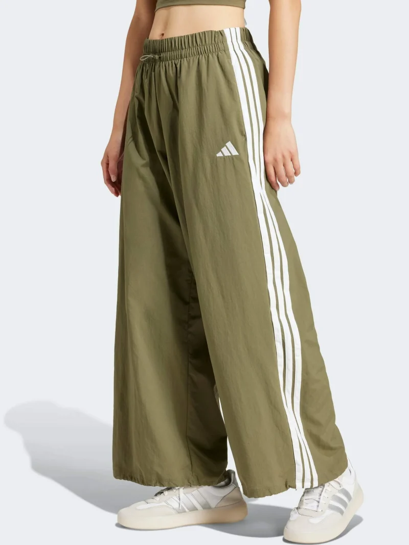 pantalona stripes green adidas