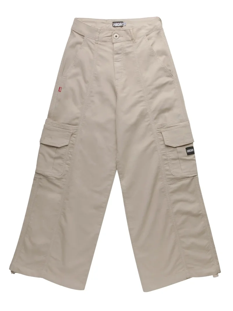 calça cargo high girls khaki