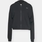 cropped nike french terry black