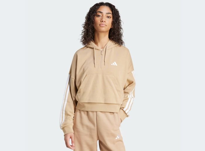 moletom copped 3strippes sandstone adidas moletom copped 3strippes sandstone adidas