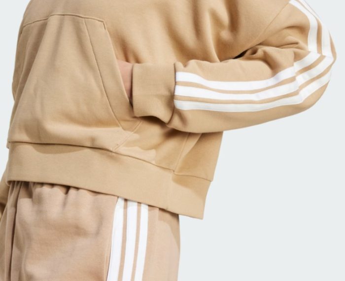 moletom copped 3strippes sandstone adidas moletom copped 3strippes sandstone adidas