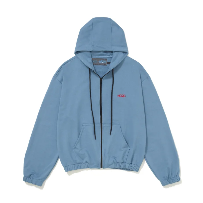 zip hoodie baby blue hcqc