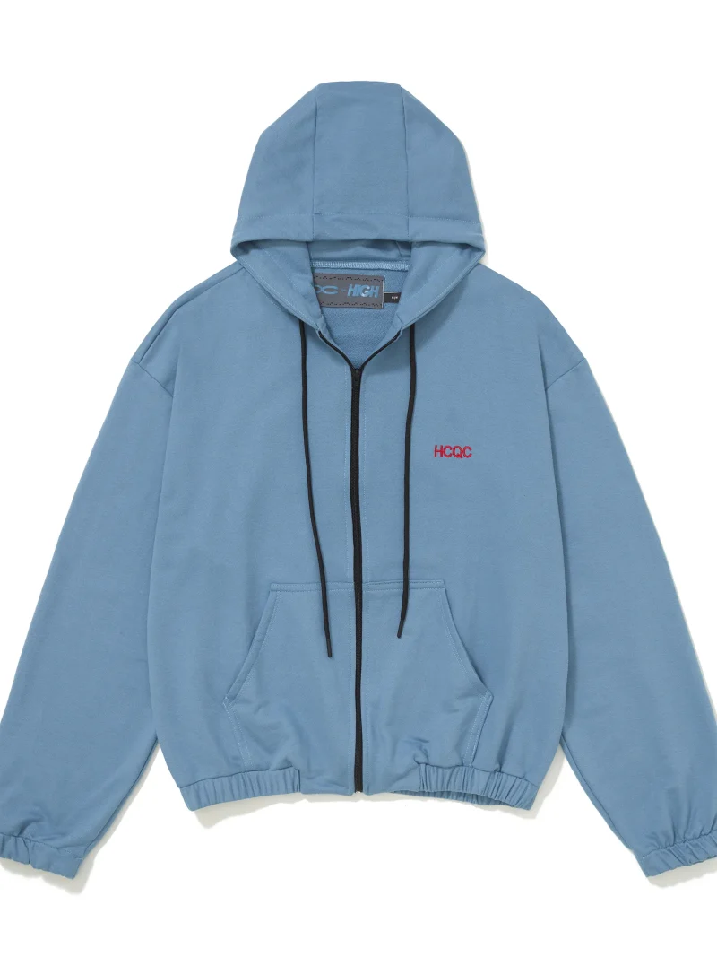 zip hoodie baby blue hcqc