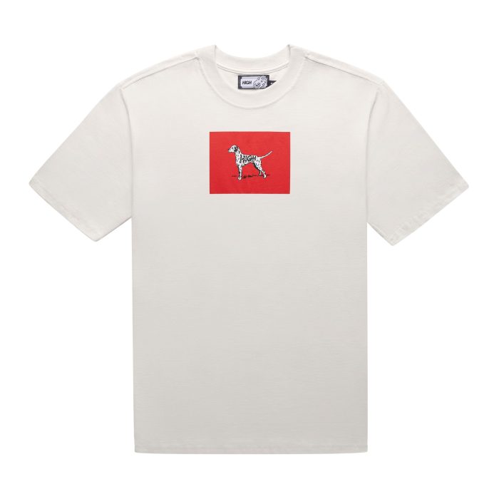 camiseta dalmatian white high company