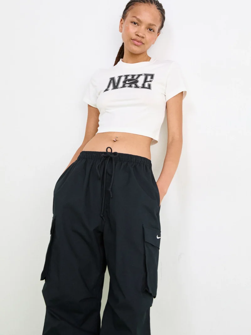 calça cargo oversized black