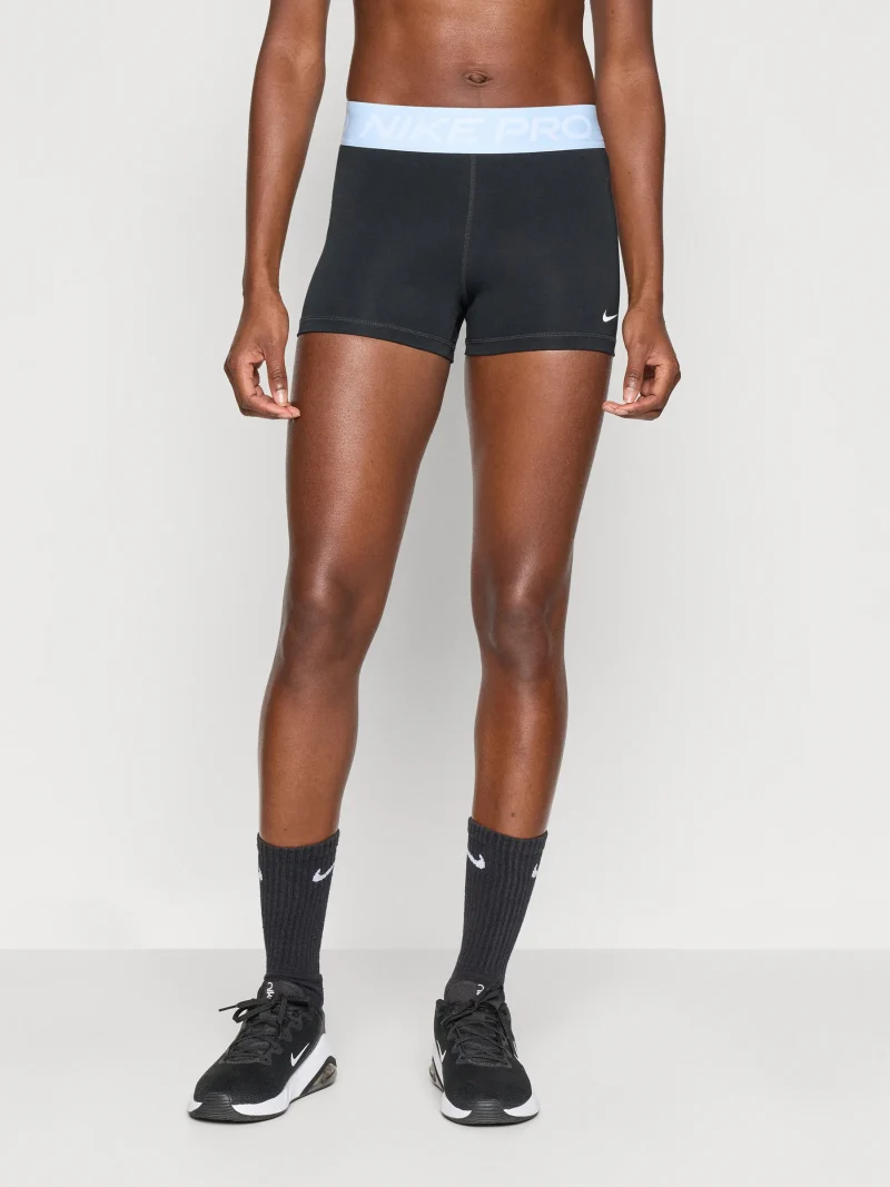 short nike pro 365 black/baby blue