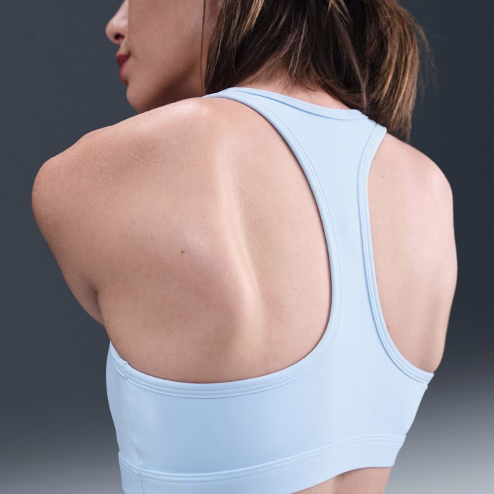 top nike swoosh feminino babyblue top nike swoosh feminino babyblue