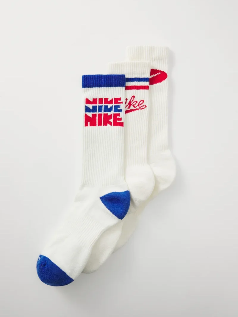 kit meia nike everyday sail/university red