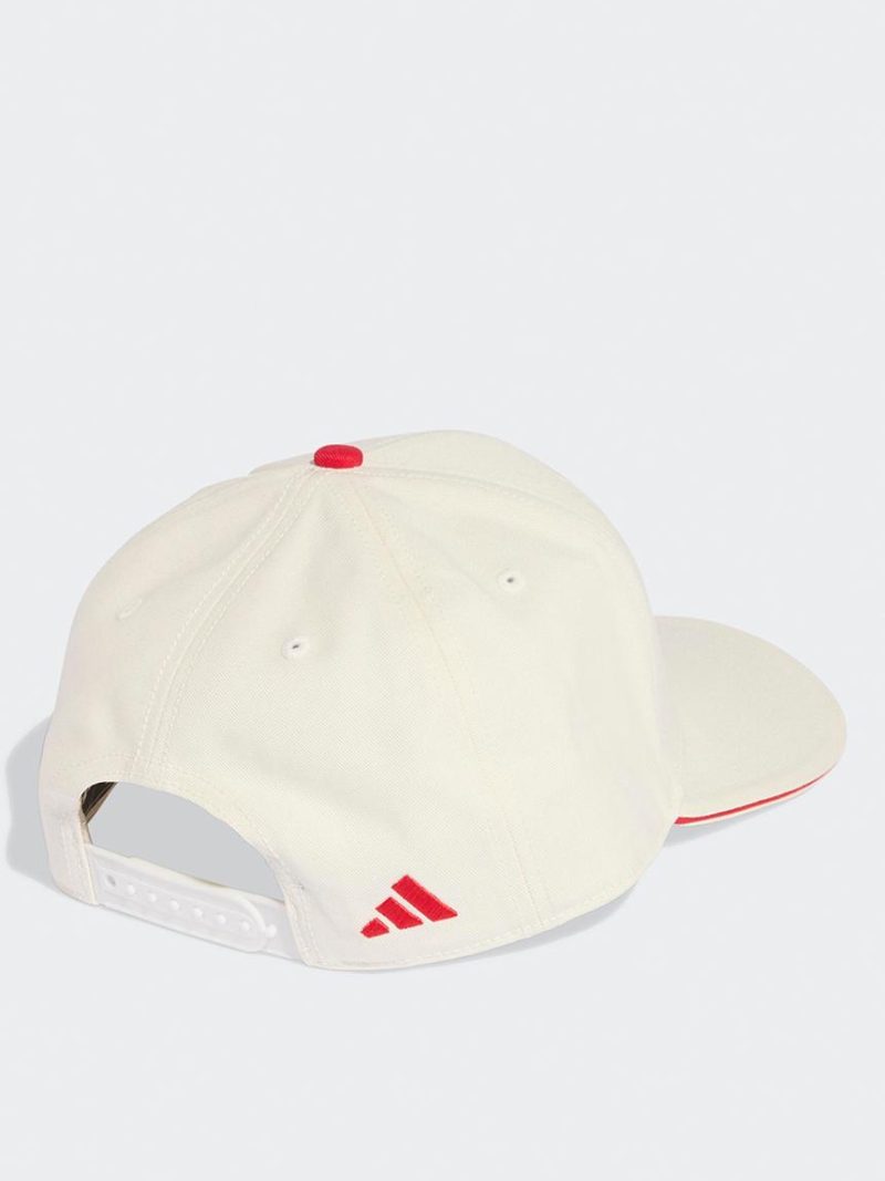 boné snapback adidas white/red