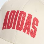 boné snapback adidas white/red