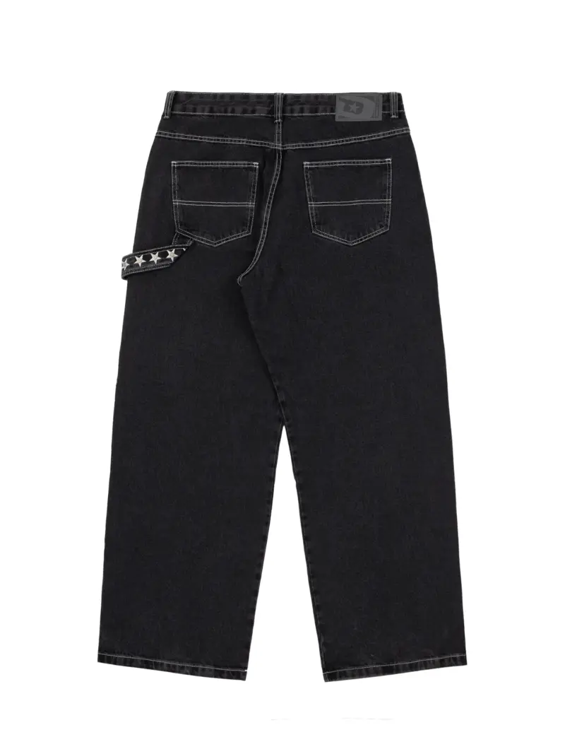 calça denim stars preta disturb